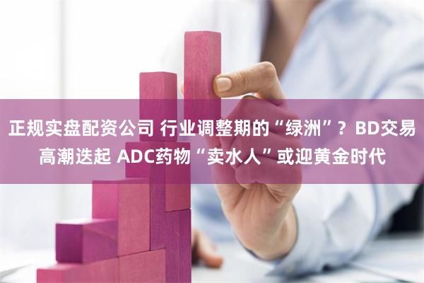 正规实盘配资公司 行业调整期的“绿洲”？BD交易高潮迭起 ADC药物“卖水人”或迎黄金时代